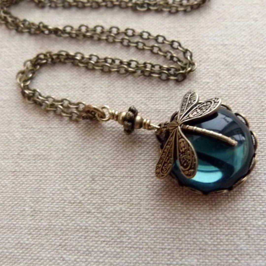 Elegant Dragonfly Necklace