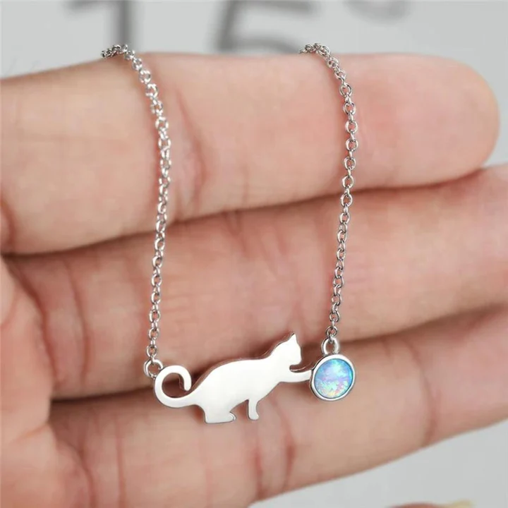 Simple Kitty Necklace