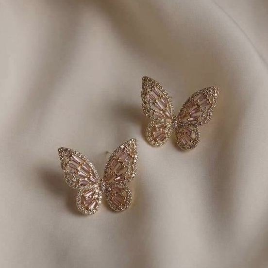 Modern Bright Butterfly Earrings