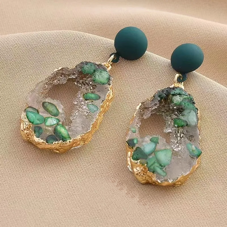 Stylish Nature Crystal Earrings