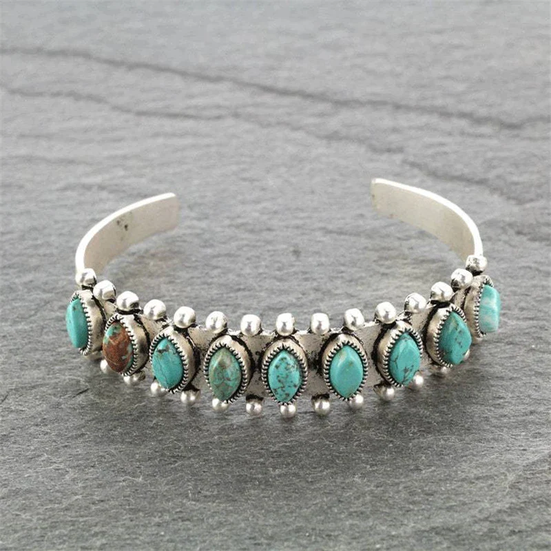 Classic Turquoise Stone Bracelet