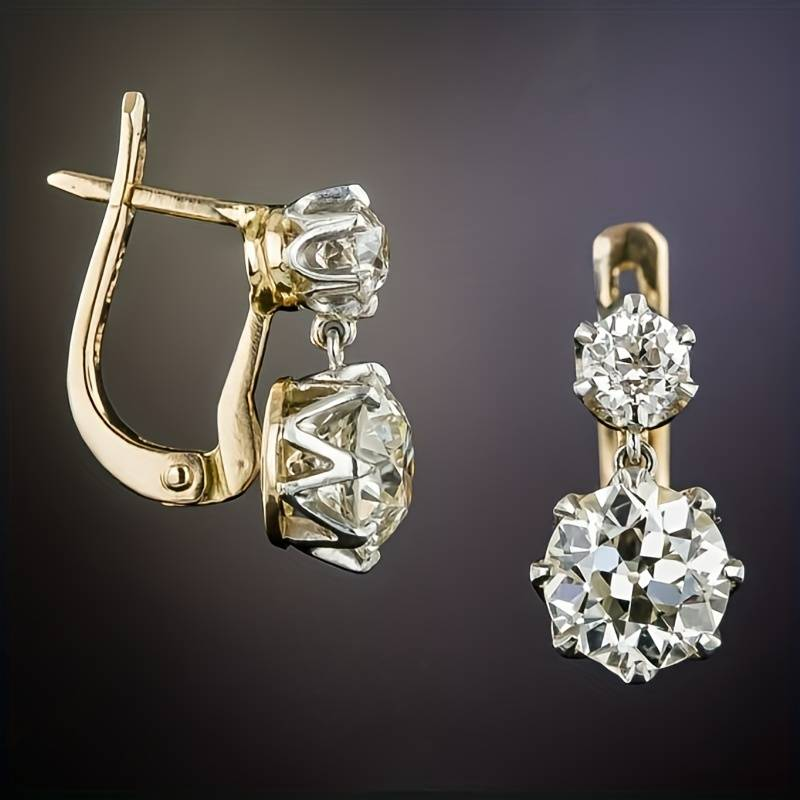 Timeless White Zirconia Earrings