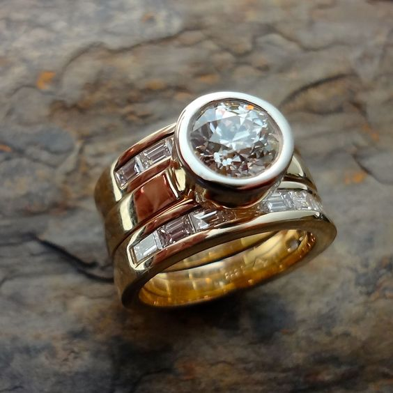 Layered Glass Ring