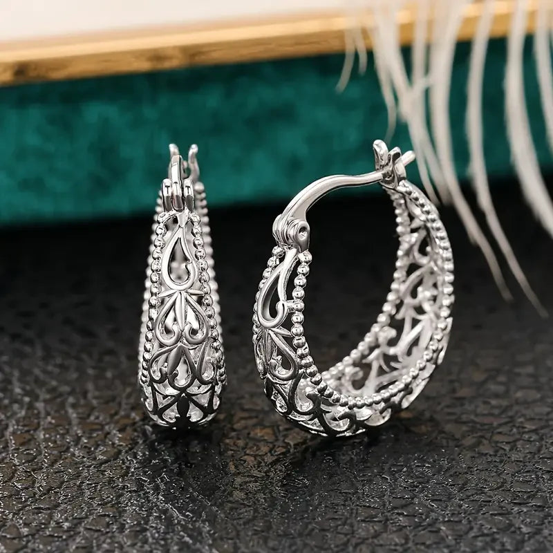Stylish Hollow Basket Earrings