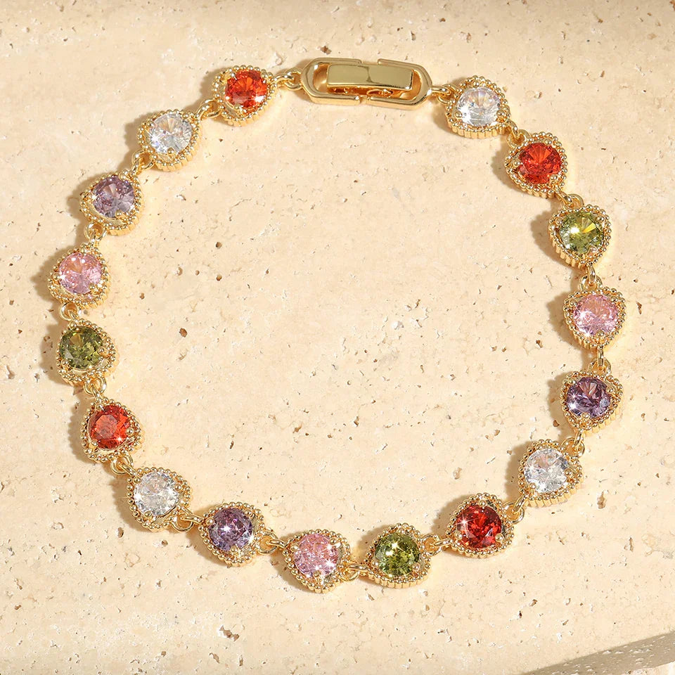 Colorful Heart Bracelet