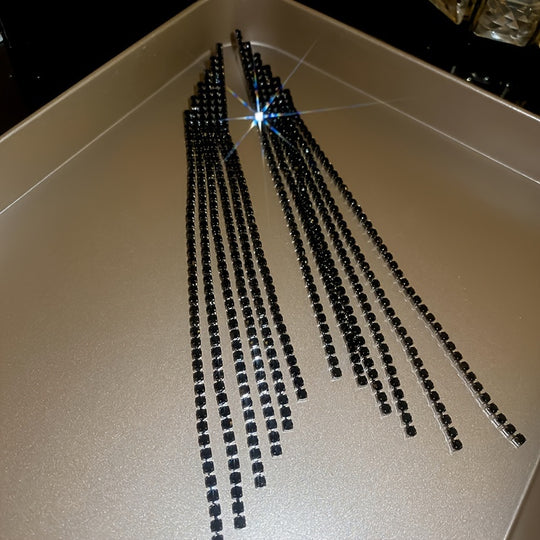 Sparkling Elegant Minimalist Bling Tassel