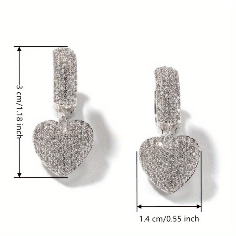 Minimalist Micro Pave Zirconia Earrings