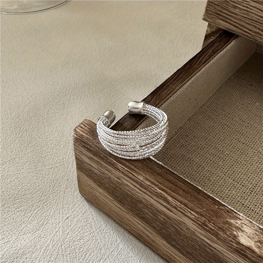 Chic Adjustable Multi-Band Open Ring
