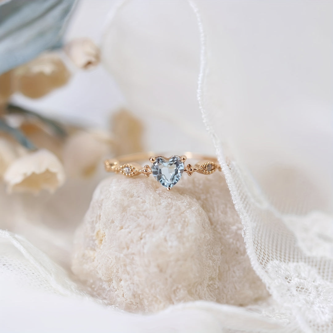 Elegant Trendy Heart-Shaped Ring