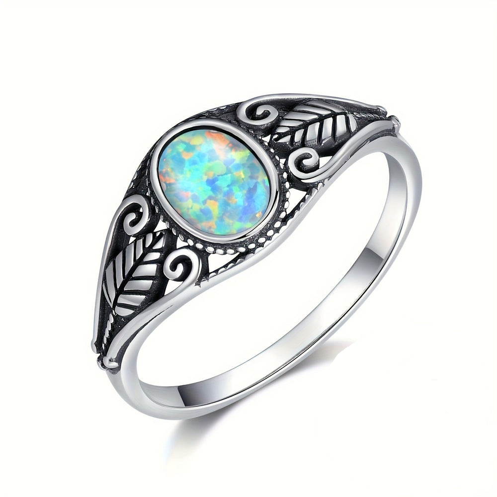 Sleek Boho Style Silver Ring