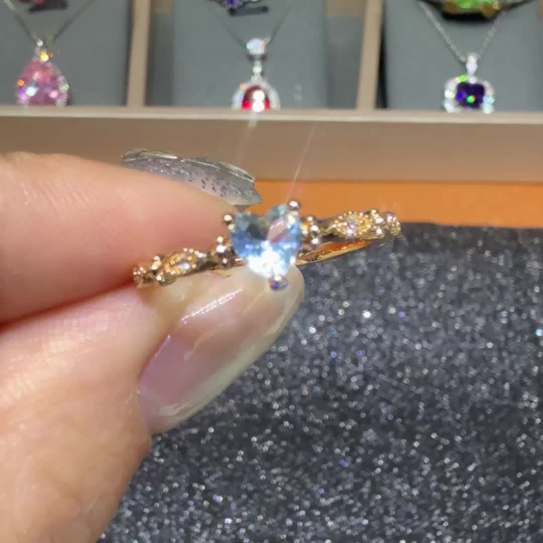 Elegant Trendy Heart-Shaped Ring