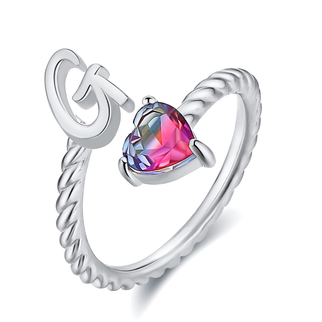 Adjustable Initial Letter Ring
