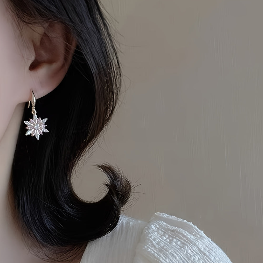 Elegant Snowflake Earrings