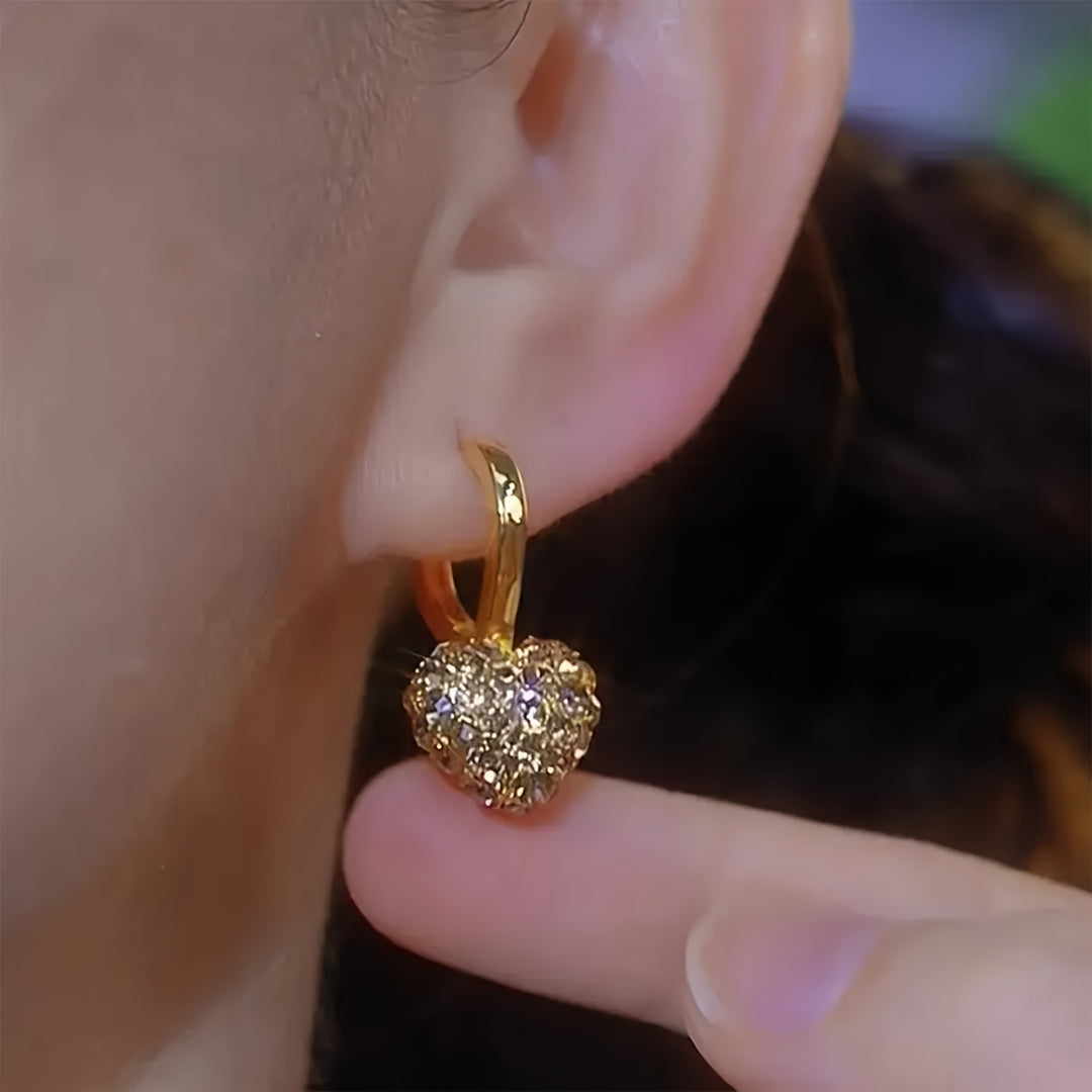 Classic Heart Drop Earrings