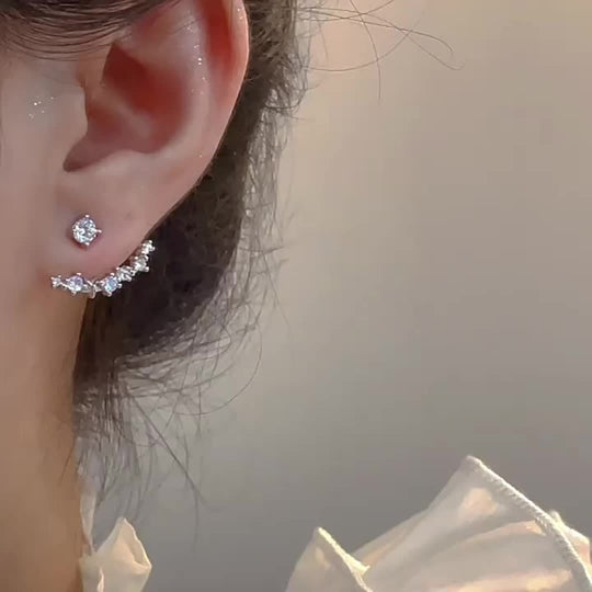 Elegant French Inspired Stud Earrings