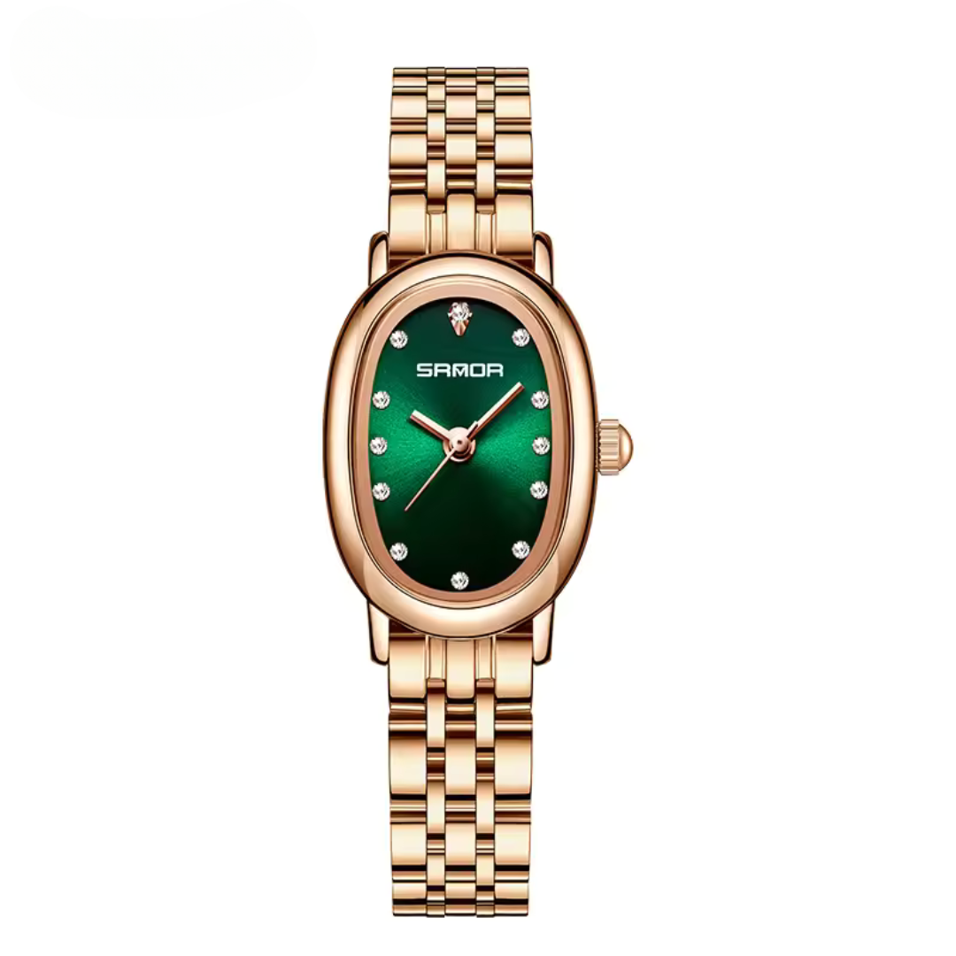 Elegant Classic Oval Quartz Watch