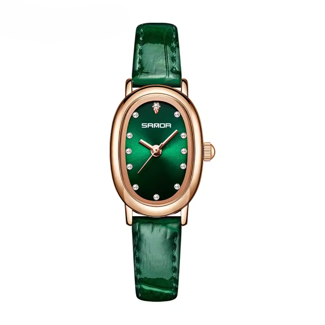 Elegant Classic Oval Quartz Watch