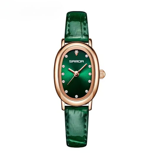 Elegant Classic Oval Quartz Watch