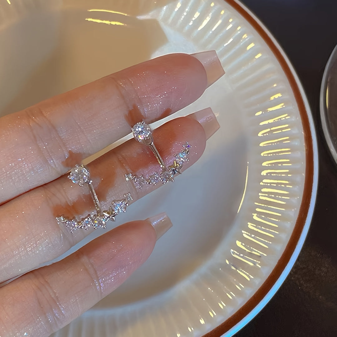 Elegant French Inspired Stud Earrings