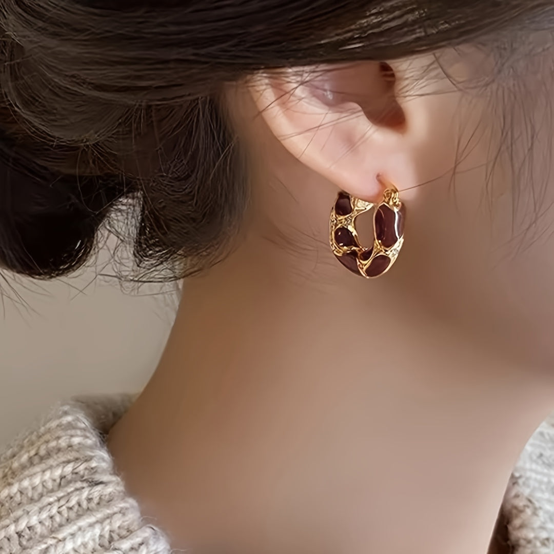 Elegant Style Hoop Earrings