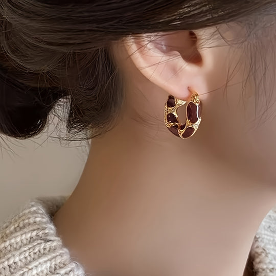 Elegant Style Hoop Earrings