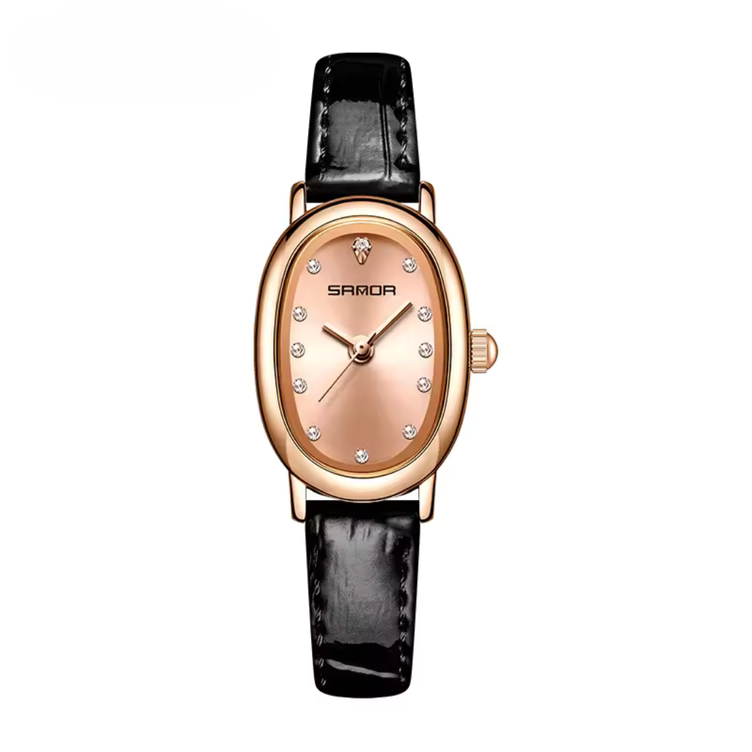 Elegant Classic Oval Quartz Watch