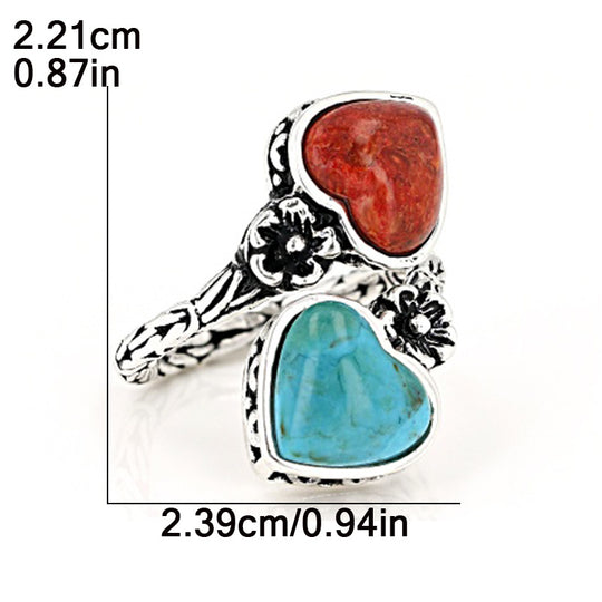 Minimalist Bohemian Turquoise Ring