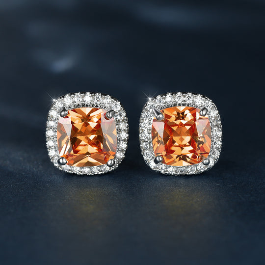 Minimalist. Stone Stud Earrings
