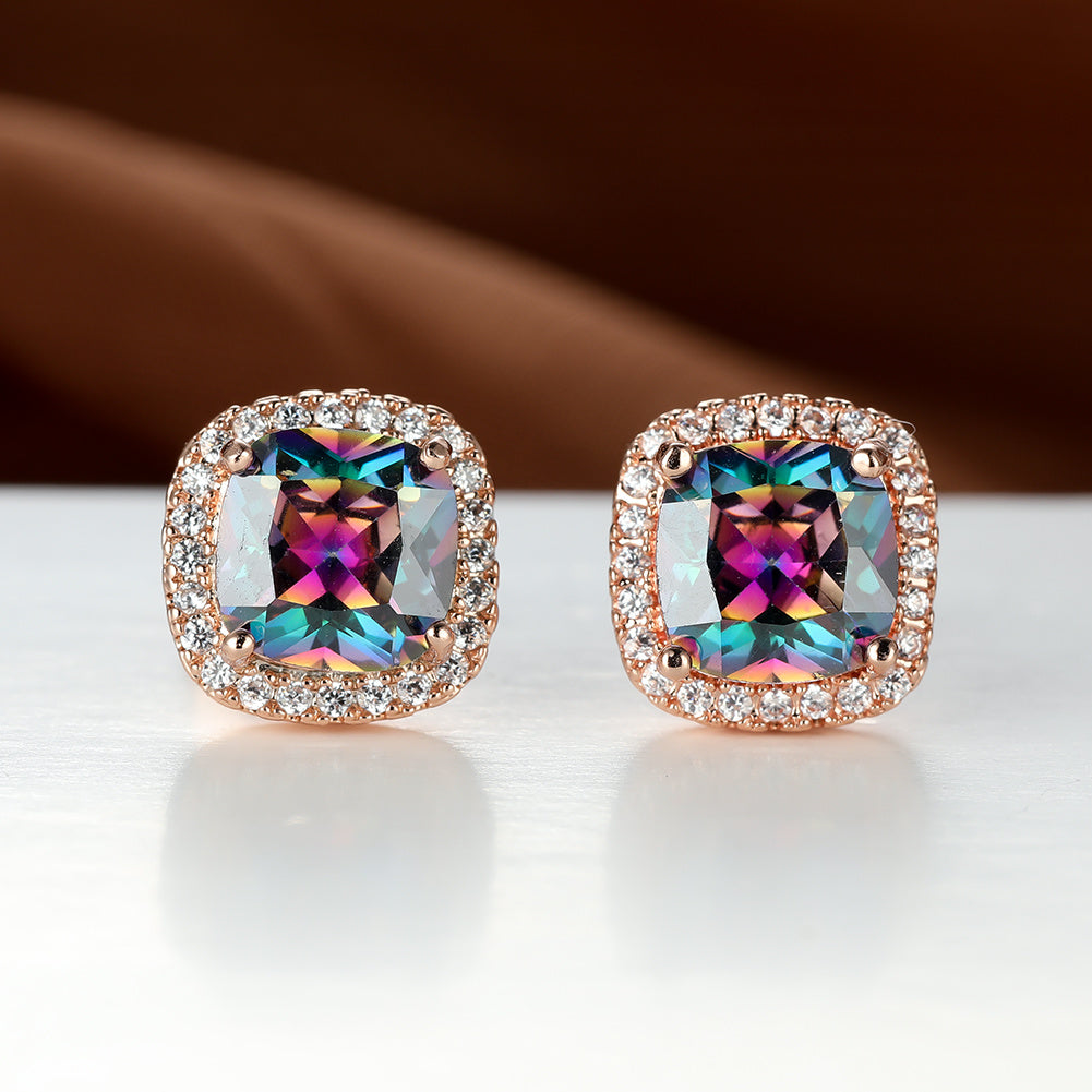 Minimalist. Stone Stud Earrings