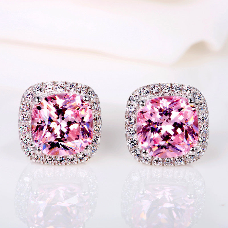 Minimalist. Stone Stud Earrings