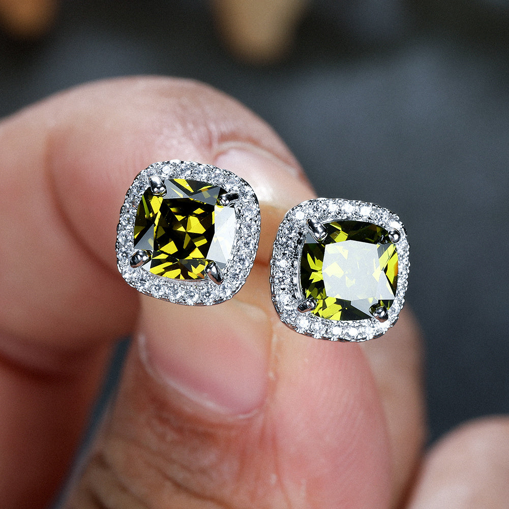 Minimalist. Stone Stud Earrings