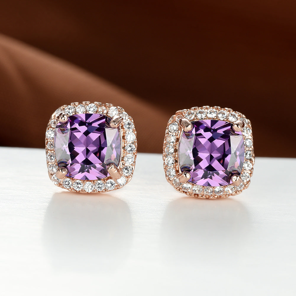 Minimalist. Stone Stud Earrings