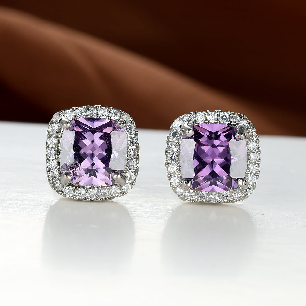 Minimalist. Stone Stud Earrings