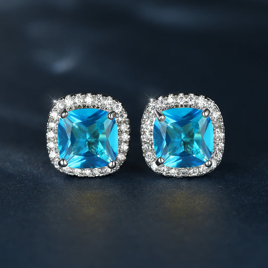 Minimalist. Stone Stud Earrings