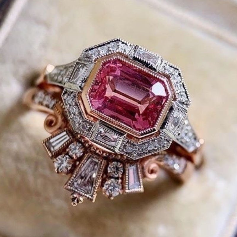 Stylish Minimalist  Zirconia Decorative Ring