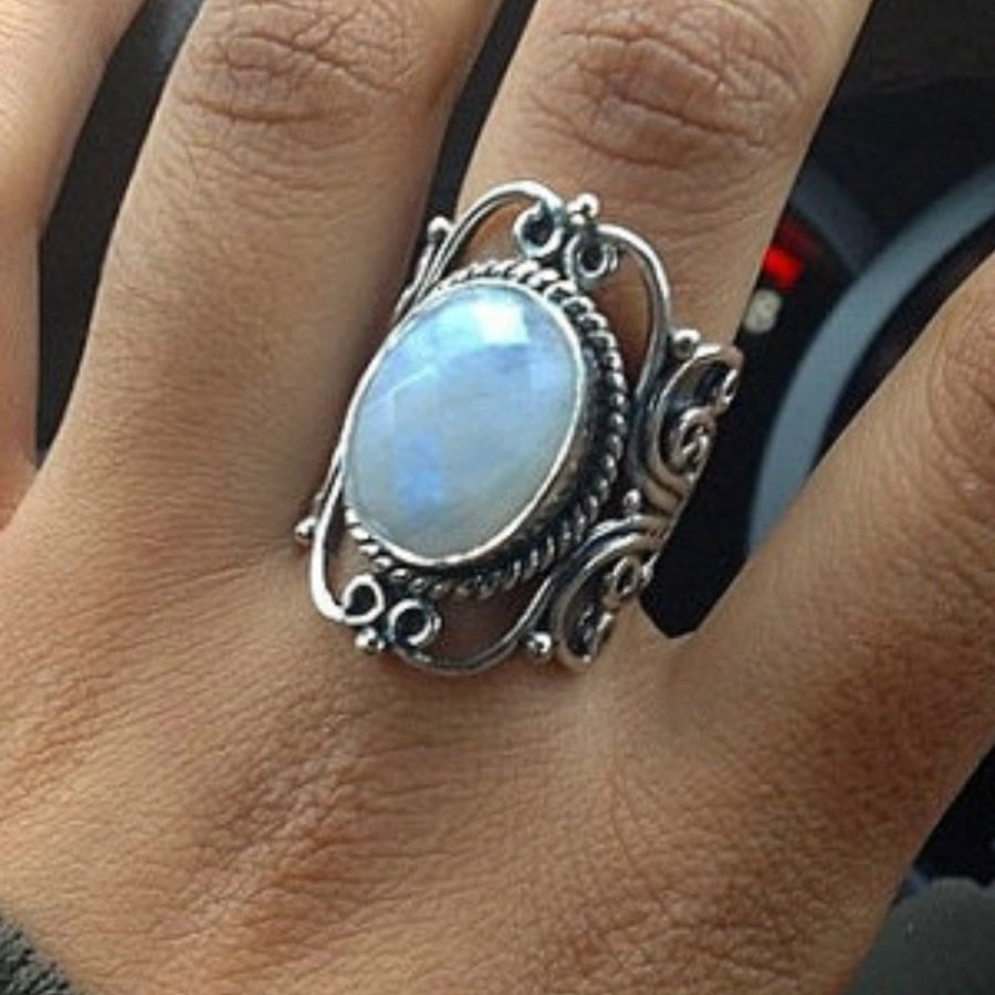 Classic Inlaid Decorative Ring