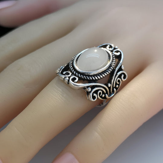 Classic Inlaid Decorative Ring
