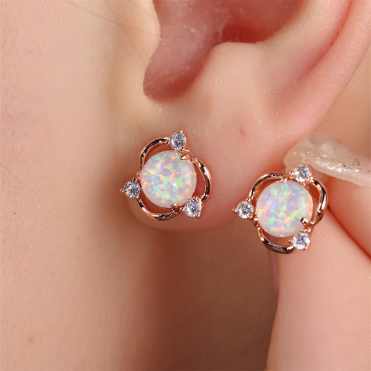 Exquisite Classic Flower Stud Earrings