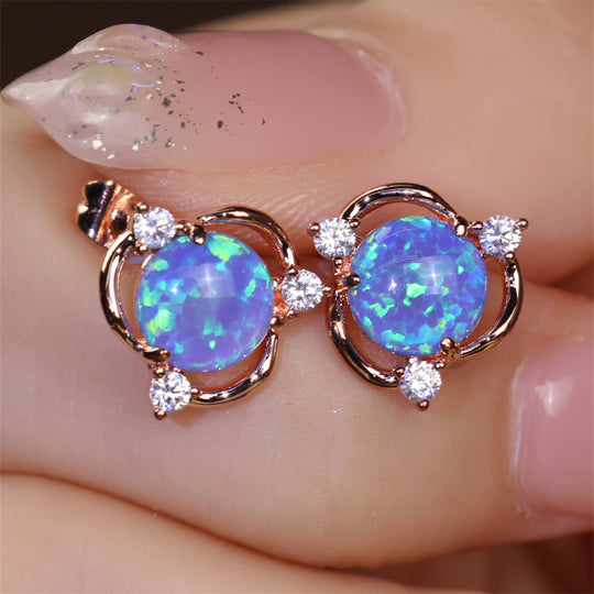 Exquisite Classic Flower Stud Earrings