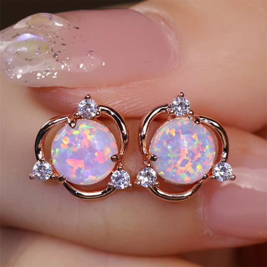 Exquisite Classic Flower Stud Earrings