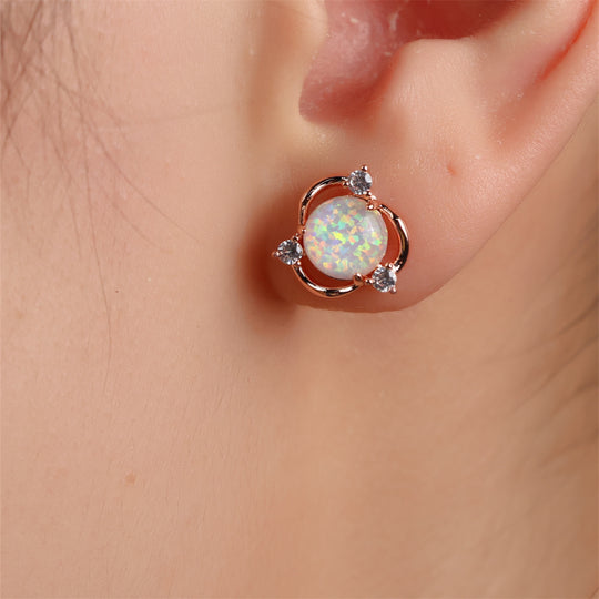 Exquisite Classic Flower Stud Earrings
