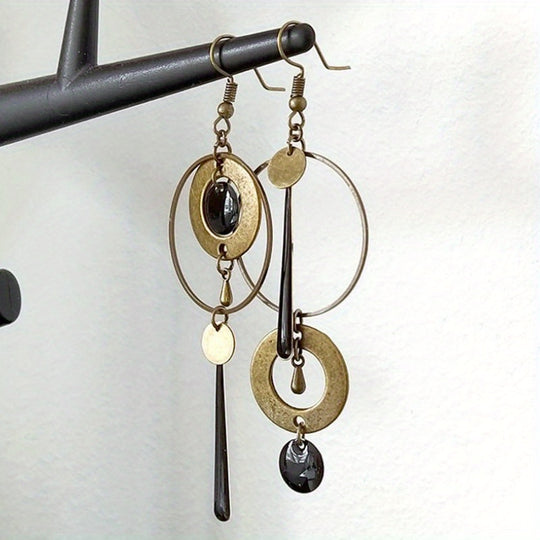 Trendy Geometric Circle Dangle Earrings