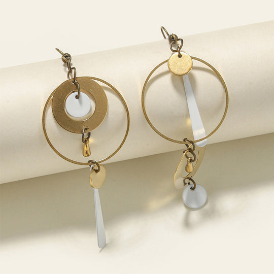 Trendy Geometric Circle Dangle Earrings