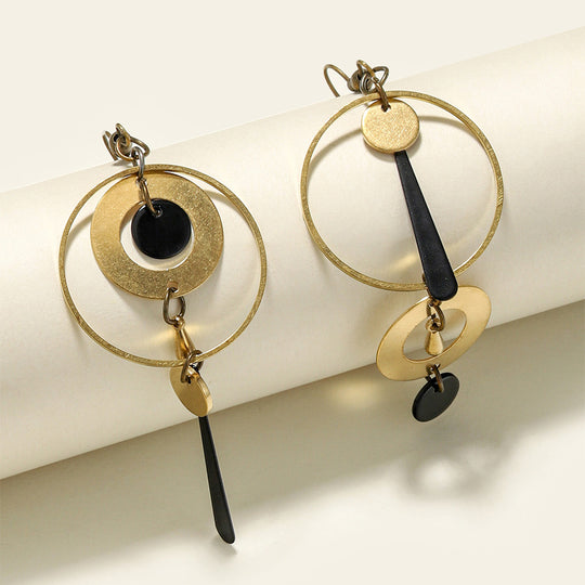 Trendy Geometric Circle Dangle Earrings