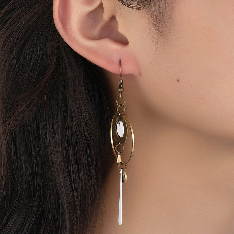 Trendy Geometric Circle Dangle Earrings