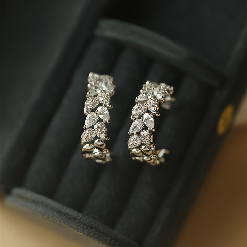 Luxurious Pair of Circular Earrings