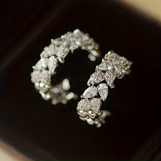Luxurious Pair of Circular Earrings