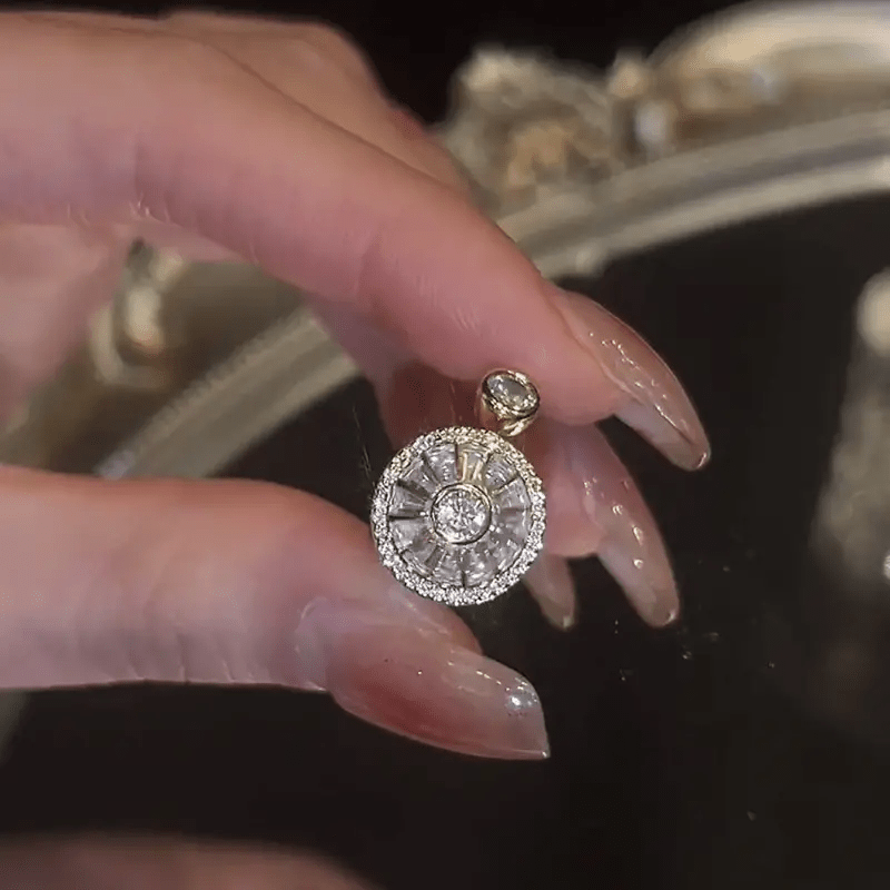 Modern White Zirconia Ring