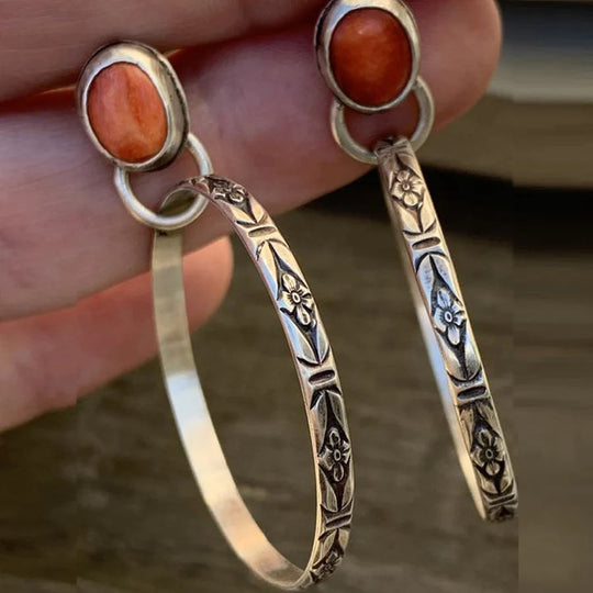 Boho Stylish Onyx Earrings