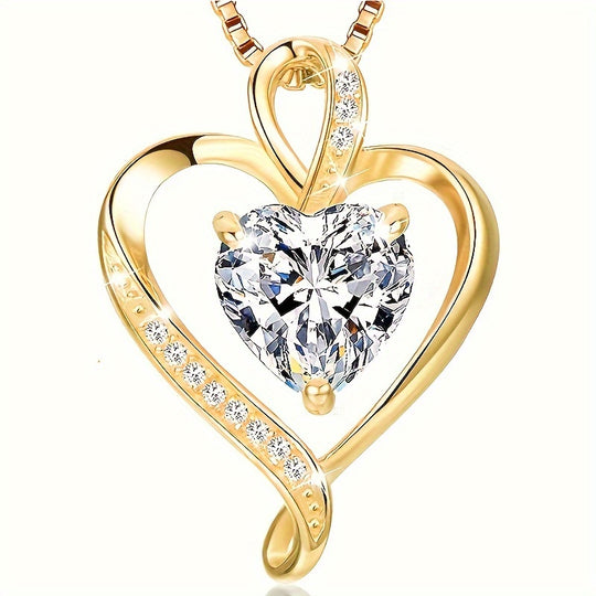 Elegant Minimalist Heart Pendant Necklace